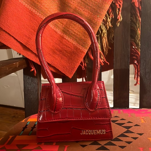 Jacquemus Bags Red Croco Jacquemus Mini Bag Poshmark
